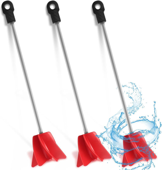 3 Pcs 11 Inch Paint Stirrer for Drill, Paint Mixer Attachment, Helix Epoxy Mixer for Concrete Resin Silicone V1258-DP02-WO-430