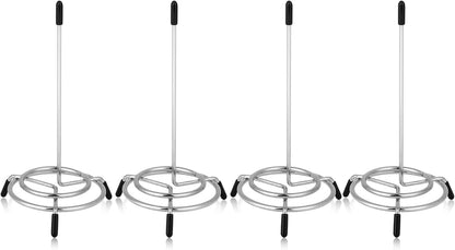 4PCS Check Spindle, Receipt Holder Spike, Stainless Steel Bill Fork, Memo Holder Spike V1258-DP02-WO-442