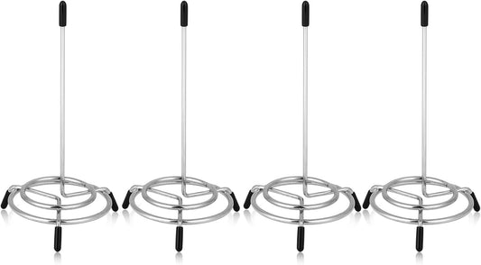 4PCS Check Spindle, Receipt Holder Spike, Stainless Steel Bill Fork, Memo Holder Spike V1258-DP02-WO-442