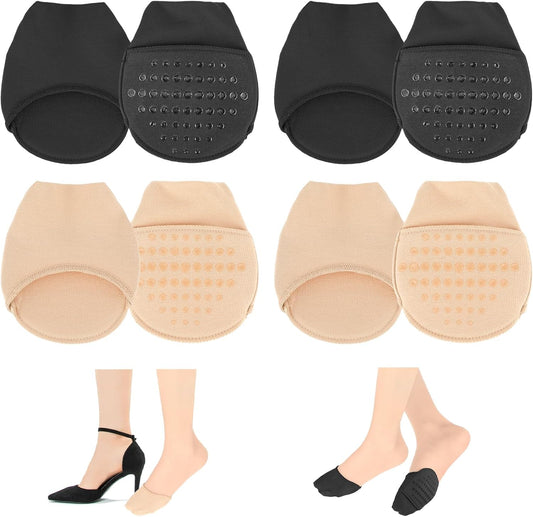 Ball of Foot Cushion Socks, Women's Toe Cover with Padding, Toe Topper Socks V1258-DP02-WO-462