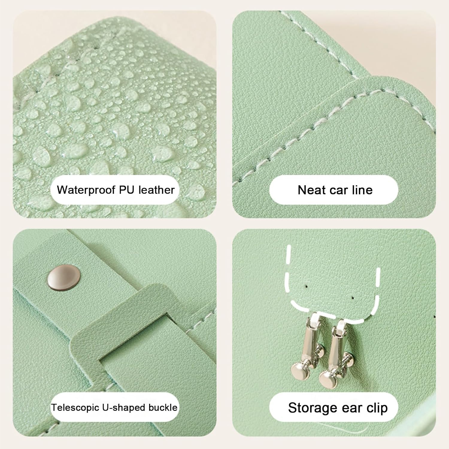 Earring Holder Organizer with Foldable Book Design Jewelry Book Organizer, Portable Pu Leather Travel Earring V1258-DP02-WO-465