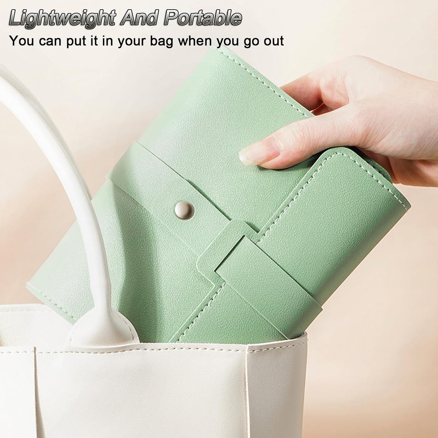 Earring Holder Organizer with Foldable Book Design Jewelry Book Organizer, Portable Pu Leather Travel Earring V1258-DP02-WO-465