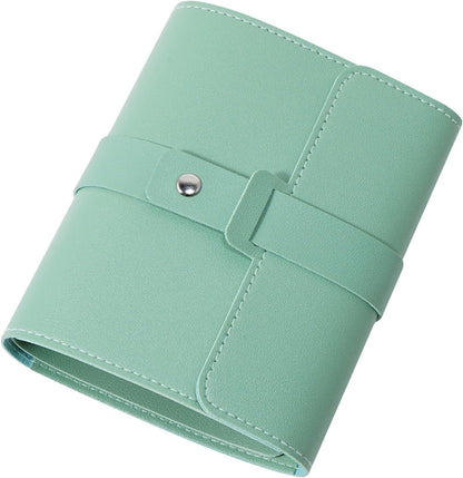 Earring Holder Organizer with Foldable Book Design Jewelry Book Organizer, Portable Pu Leather Travel Earring V1258-DP02-WO-465