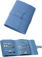 Earring Holder Organizer with Foldable Book Design Jewelry Book Organizer, Portable Pu Leather Travel Earring V1258-DP02-WO-466