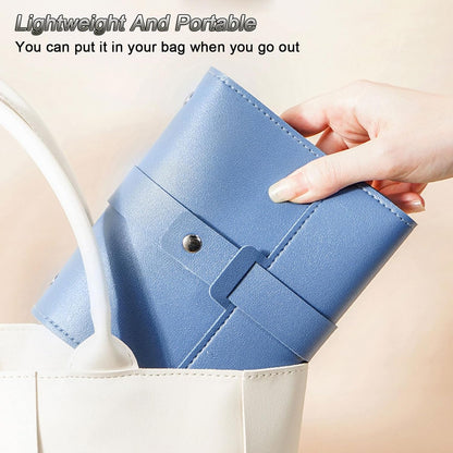 Earring Holder Organizer with Foldable Book Design Jewelry Book Organizer, Portable Pu Leather Travel Earring V1258-DP02-WO-466