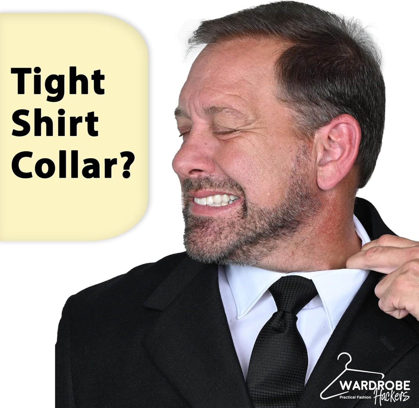 Collar Extenders for Mens Shirts Soft Elastic Expand Tight Neck Relief Dress Shirt Button Extensions V1258-DP02-WO-471