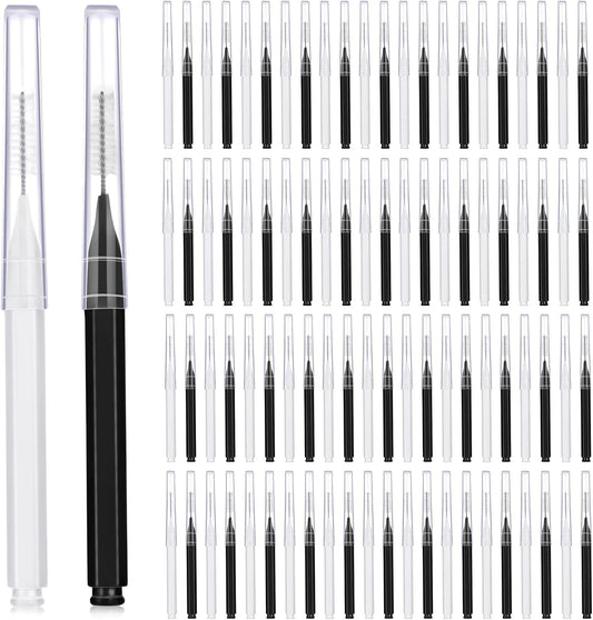100 Pieces Braces Brush for Cleaner Interdental Brush Toothpick Dental Tooth Flossing Head Oral Dental V1258-DP02-WO-480