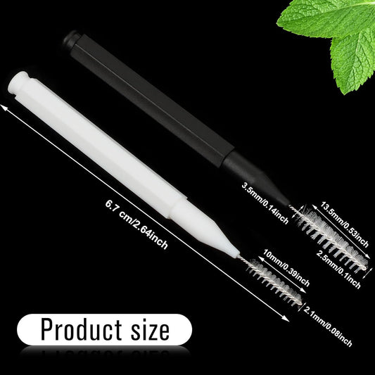 100 Pieces Braces Brush for Cleaner Interdental Brush Toothpick Dental Tooth Flossing Head Oral Dental V1258-DP02-WO-480