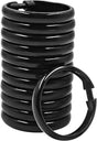 Shower Curtain Rings-12 Pack- Plastic Shower Curtain Hooks O-Shaped Rings Hook Glide Easily on Bathroom V1258-DP02-WO-482