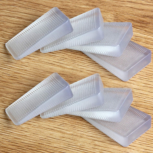 8 Pcs Clear Shims, Shims for Leveling Furniture, Trimmable Hard Wedges Table Shims, Plastic Wedge Toilet V1258-DP02-WO-483