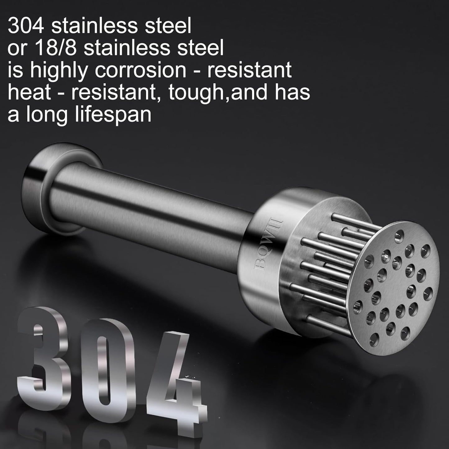 Stainless Steel Meat Tenderizer Tool with 21 Sharp Needles - A Meat Tenderizer Mallet for Chicken and Beef, V1258-DP02-WO-526