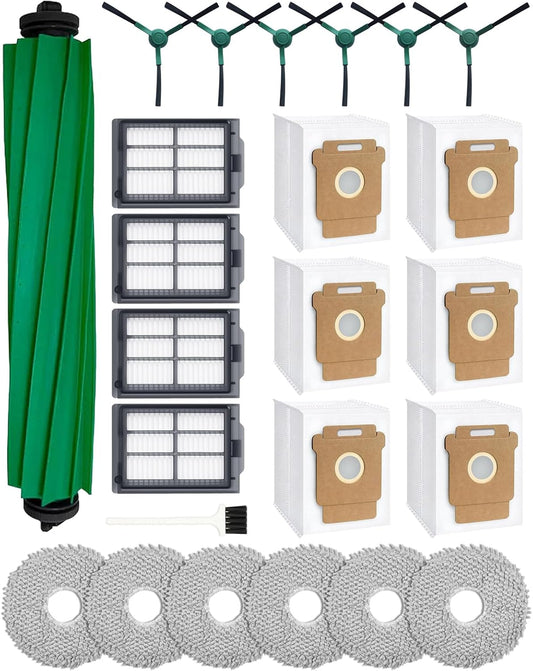 24 Pcs Accessories Kit for iRobot Roomba Plus 405 Combo/505 Combo/507 Combo Robot Vacuum Cleaner: 1 Main V1258-DP02-WO-563