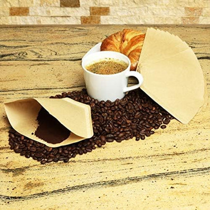 #4 Cone Coffee Filters (Natural Unbleached, 100) V1258-DP02-WO-578