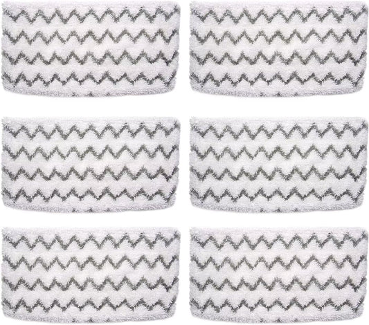 6 Pack S1000 S2001 Steam Mop Replacement Pads for Shark S1000 S1000A S1000C S1000WM S10001C S1200 & S2001 V1258-DP02-WO-580