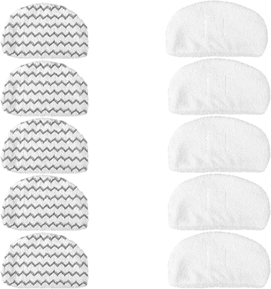 10PK Replacement Pads Compatible with Bissell Powerfresh Steam Mop 1940 1440 1806 1544 2075 2685 Series 19401 V1258-DP02-WO-588