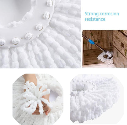 5 PCS Microfiber Replacement Mop Head Spin Mop Head Replacement 5-Pack, Microfiber Refill Heads Universal for V1258-DP02-WO-611