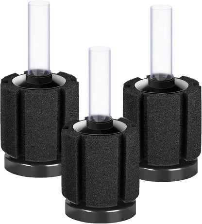 3 Pack Aquarium Bio Sponge Filter Breeding Fry Betta Shrimp Nano Fish Tank (Small up to 10Gal) V1258-DP02-WO-636