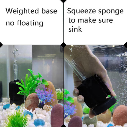 3 Pack Aquarium Bio Sponge Filter Breeding Fry Betta Shrimp Nano Fish Tank (Small up to 10Gal) V1258-DP02-WO-636