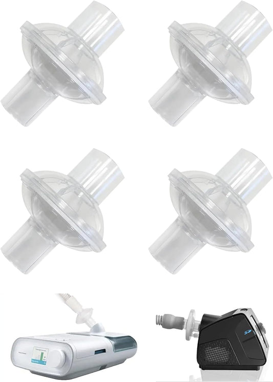 Universal CPAP Inline Filter, CPAP Air Filter for ResMed AirSense 11/AirSense 10/Philips Respironics V1258-DP02-WO-640