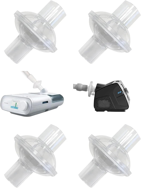 Universal CPAP Inline Filter, CPAP Air Filter for ResMed AirSense 11/AirSense 10/Philips Respironics V1258-DP02-WO-640