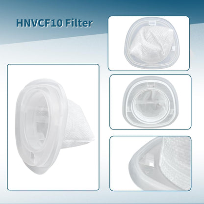 HNVCF10 Filter Replacement for Black and Decker Dustbuster Hand Vacuum HNVC115, HNVC215, HNVC220 Series, 4 V1258-DP02-WO-648