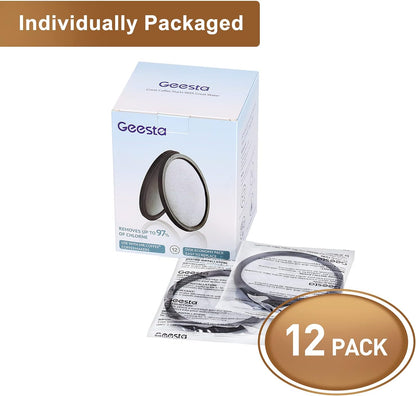 12-Pack Premium Activated Charcoal Water Filter Disk for All Mr. Coffee Models V1258-DP02-WO-660