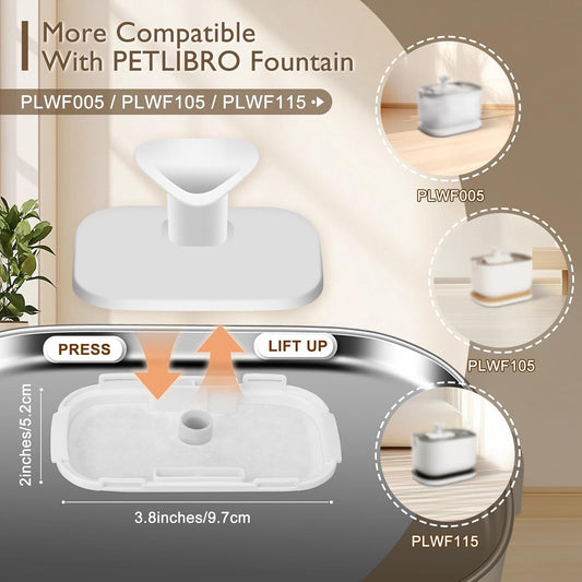20 Packs Filter Replacement Compatible with Cat Water Fountain V1258-DP02-WO-661