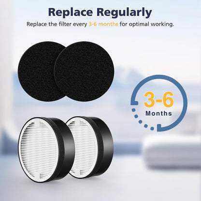 LV-H-132 Replacement Filter Compatible with LEVOIT LV-H-132 Air Puri-fier Replacement Filter, Part # V1258-DP02-WO-662