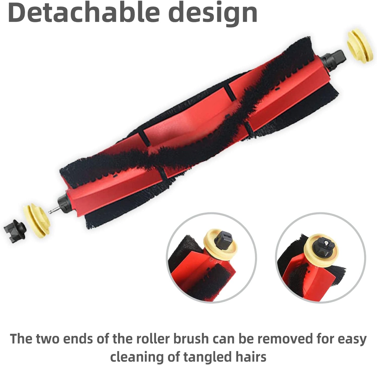 Replacement Spare Parts Compatible with S5, S5 Max, S4 Max, S6, S6 MaxV, E4, E5, S4 Robotic Vacuum Cleaner V1258-DP02-WO-678