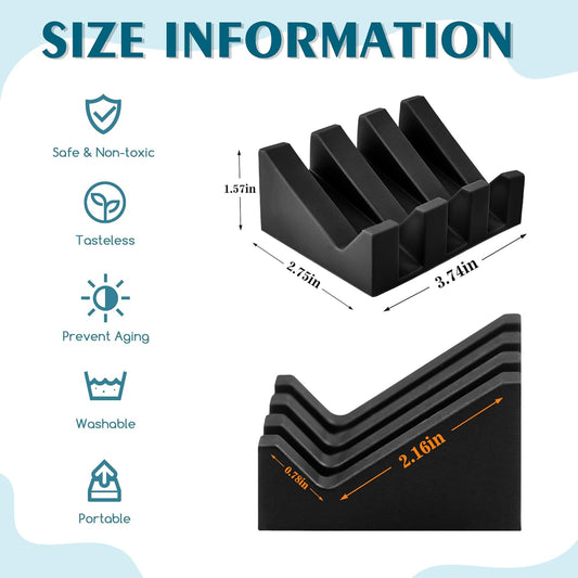 Self Draining Soap Dish Holder,Silicone Soap Dish,for Bathroom,Kitchen, Sponges, Can Extend Soap Life, Keep V1258-DP02-WO-696