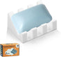 Self Draining Soap Dish Holder,Silicone Soap Dish,for Bathroom,Kitchen, Sponges, Can Extend Soap Life, Keep V1258-DP02-WO-698