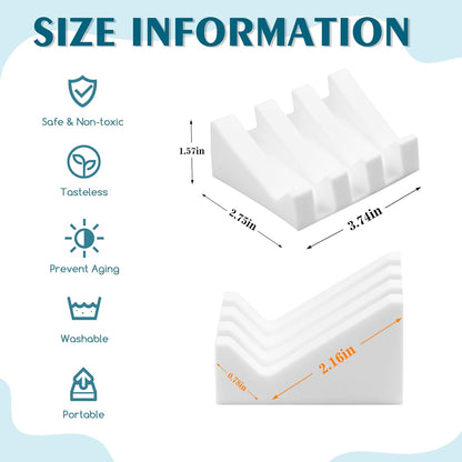 Self Draining Soap Dish Holder,Silicone Soap Dish,for Bathroom,Kitchen, Sponges, Can Extend Soap Life, Keep V1258-DP02-WO-698