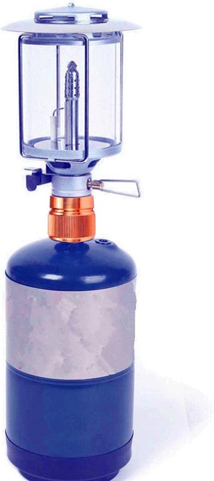 Camping Stove Adapter 1LB Propane Small Tank Input and a Lindal Valve EN417 Output Outdoor Cylinder LPG V1258-DP02-WO-713