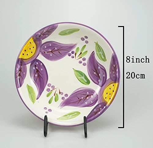 2 Pack Display Stand Easel Iron Bowl Stands for Display Medium Deep Bowls, Platters and Deep Dishes V1258-DP02-WO-717