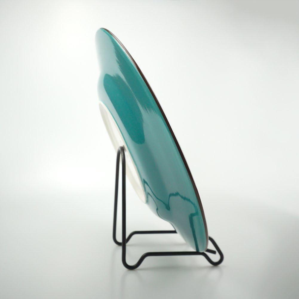 2 Pack Display Stand Easel Iron Bowl Stands for Display Medium Deep Bowls, Platters and Deep Dishes V1258-DP02-WO-717