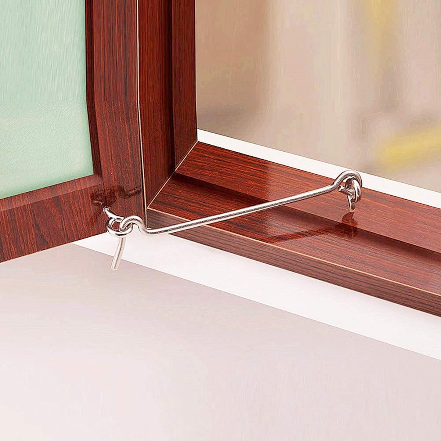 4Pcs 1.5 inches Cabin Hook Eye Latch Gate Door Swivel Window Door Hook with Mounting Screws V1258-DP02-WO-733