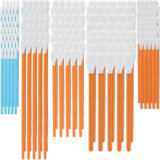 Cleaning Swab Kit - Microfiber Knitted Polyester Sticks (5 Type) Lint Free for Printer, Gun, Optics Lens, V1258-DP02-WO-744