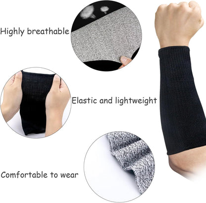 Arm Protection Sleeves Level 5 Protection Cut Burn Resistant Sleeve Anti Abrasion Forearm Cover Protector V1258-DP02-WO-749