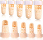 10 Pcs Mallet Finger Splint, 5 Sizes Finger Support Brace Stabilizer Straightener Plastic Fingertip V1258-DP02-WO-750