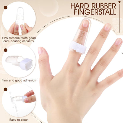 10 Pcs Mallet Finger Splint, 5 Sizes Finger Support Brace Stabilizer Straightener Plastic Fingertip V1258-DP02-WO-751