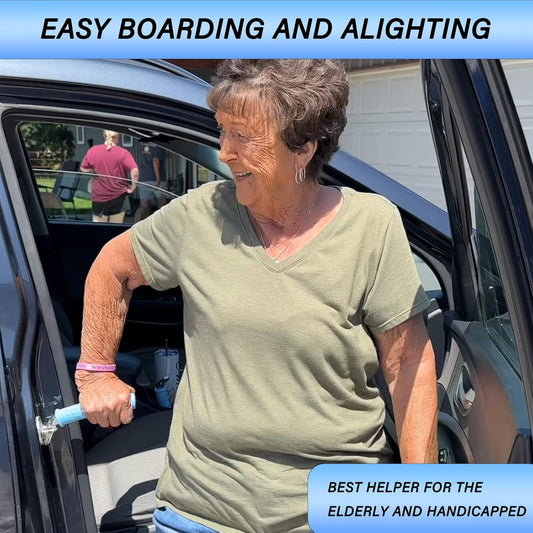 2 Pack Car Door Handle for Elderly Car Handle Assist Portable Vehicle Support Handle for Easy Sit to Stand V1258-DP02-WO-76