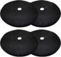 4 Pack 32.3 Inch Non-Woven Tree Mulch Ring - Degradable Tree Protector Mat, Reusable Tree Weed Barrier Mat V1258-DP02-WO-770