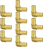 10 Pack 1/2" PEX Elbow Fittings, Brass Fittings for PEX Tubing Pipe V1258-DP02-WO-780