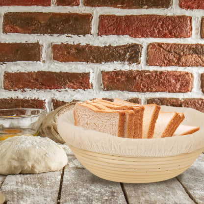 2 Pcs Bread Proofing Basket Cloth Liner Baking Dough Basket Cover Natural Rattan Banneton Proofing Cloth for V1258-DP02-WO-817