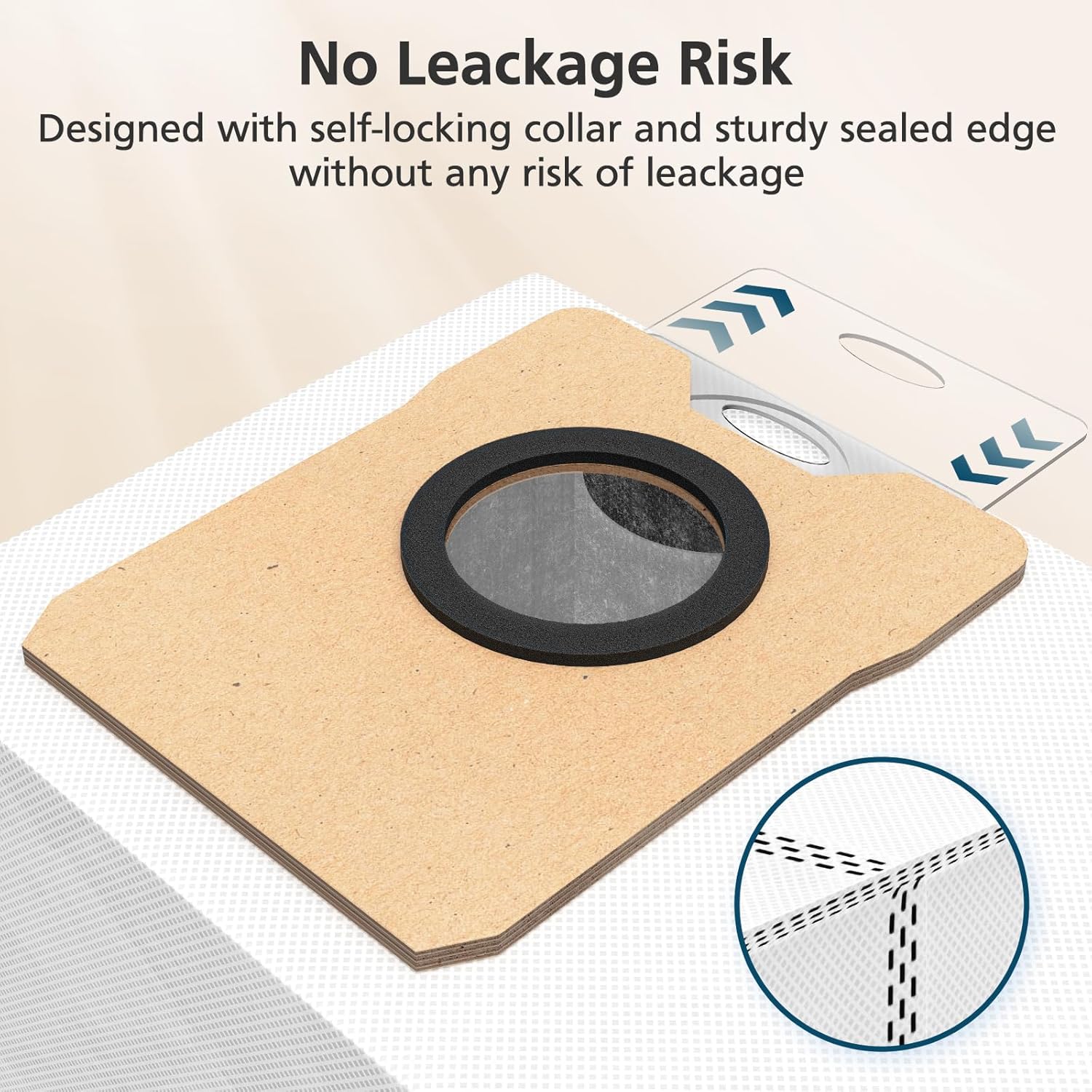 18 pcs Dust Bags for eufy Omni C20 C10 Robot Vacuum, 3.6L Large Capacity Replacement Bags with 3-Layer V1258-DP02-WO-840