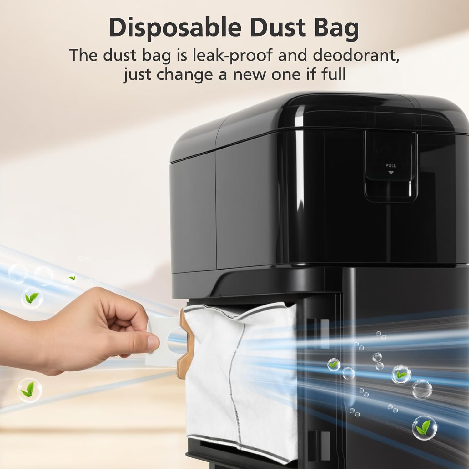 18 pcs Dust Bags for eufy Omni C20 C10 Robot Vacuum, 3.6L Large Capacity Replacement Bags with 3-Layer V1258-DP02-WO-840