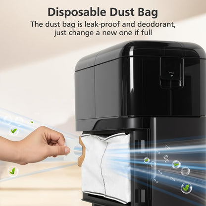 18 pcs Dust Bags for eufy Omni C20 C10 Robot Vacuum, 3.6L Large Capacity Replacement Bags with 3-Layer V1258-DP02-WO-840