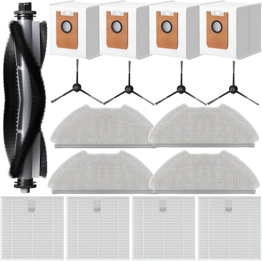 T20+ Accessories Replacement Parts for Airrobo T20+ /T25+/T30+/T25+C and for FIXR T20 Robotic Vacuum Cleaner, V1258-DP02-WO-845