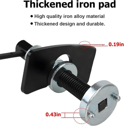 Car Brake Piston Wind Back Tool, 3pcs/Set Brake Caliper Piston Rewind Tool, Auto Rear Brake Pad Wind Back V1258-DP02-WO-857
