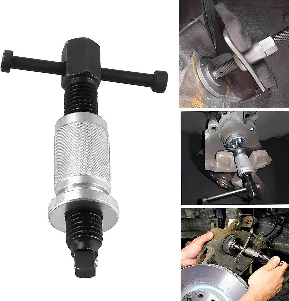 Car Brake Piston Wind Back Tool, 3pcs/Set Brake Caliper Piston Rewind Tool, Auto Rear Brake Pad Wind Back V1258-DP02-WO-857
